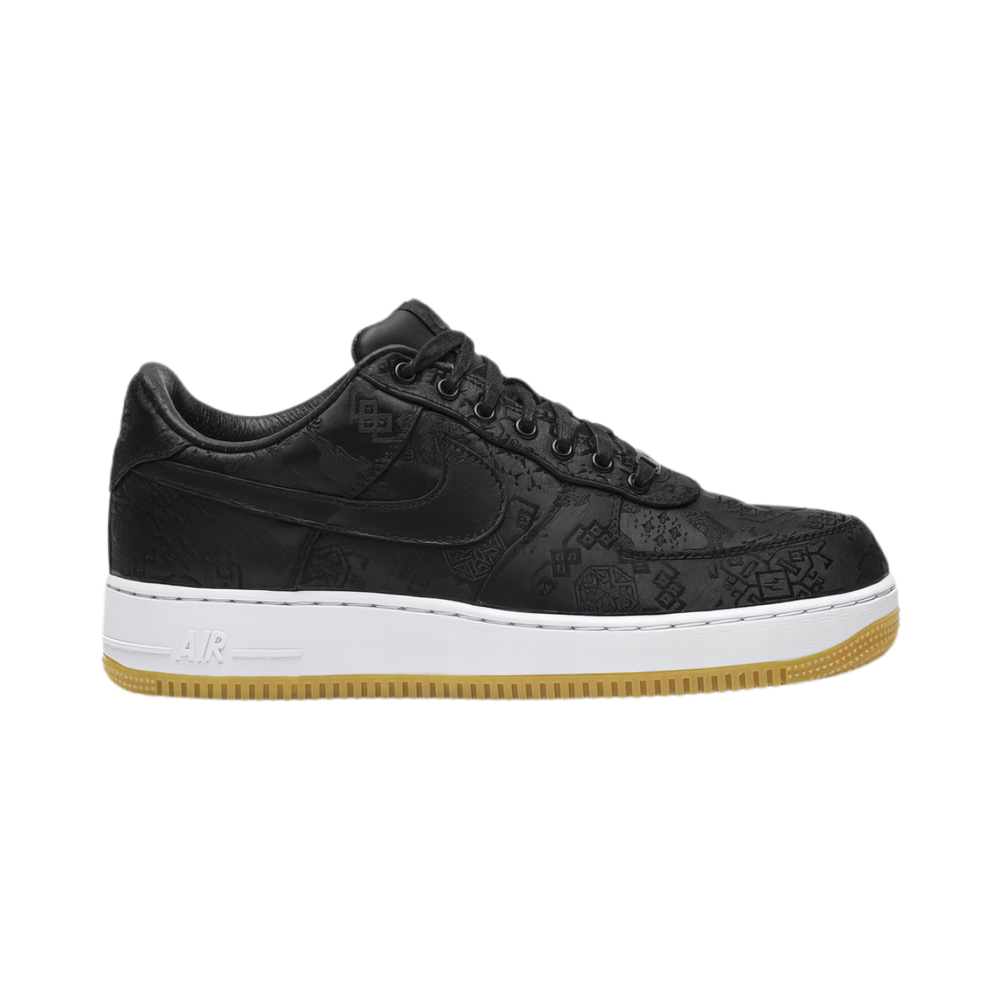 Fragment Design x CLOT x Air Force 1 'Black Silk'