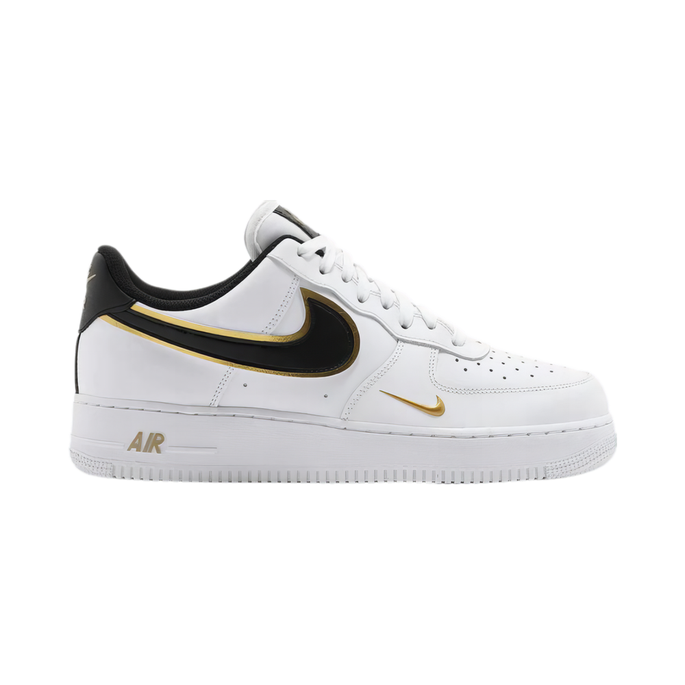 Nike Air Force 1 '07 LV8 'Metallic Swoosh Pack - White Metallic Gold'