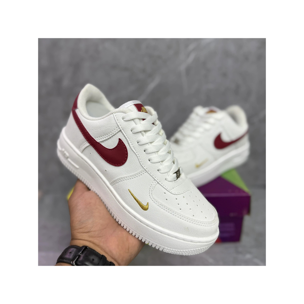 Nike Air Force 1 Branco Vermelho