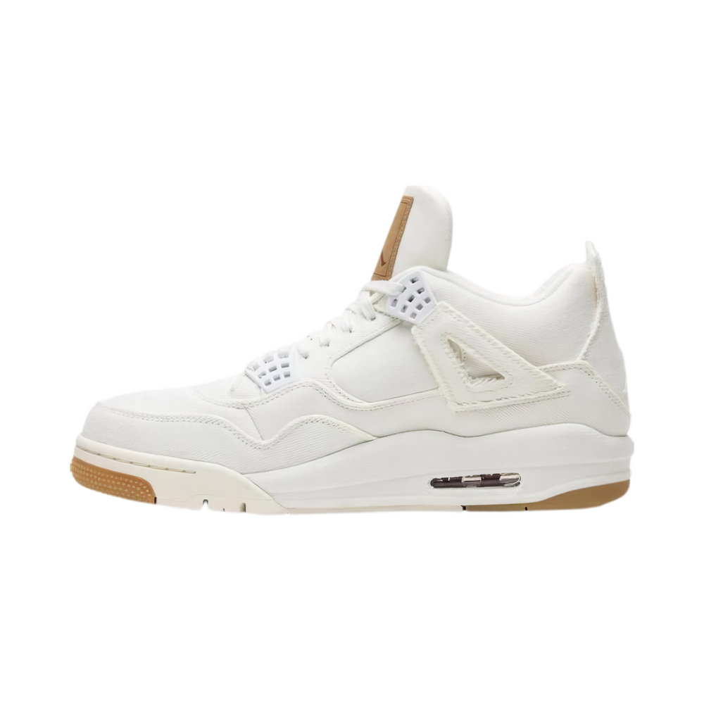 Levi's x Air Jordan 4 Retro 'White Denim'