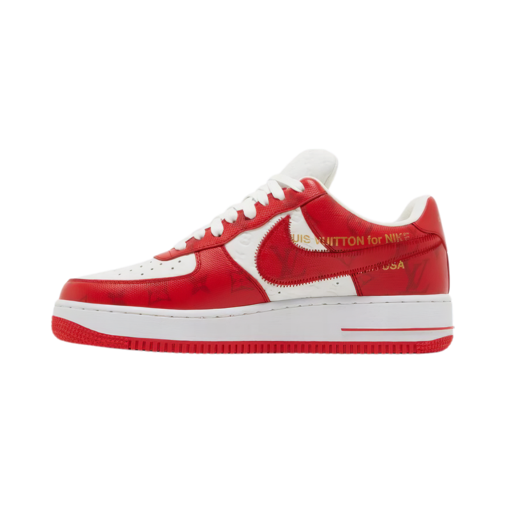 Louis Vuitton x Air Force 1 Low 'White Comet Red'