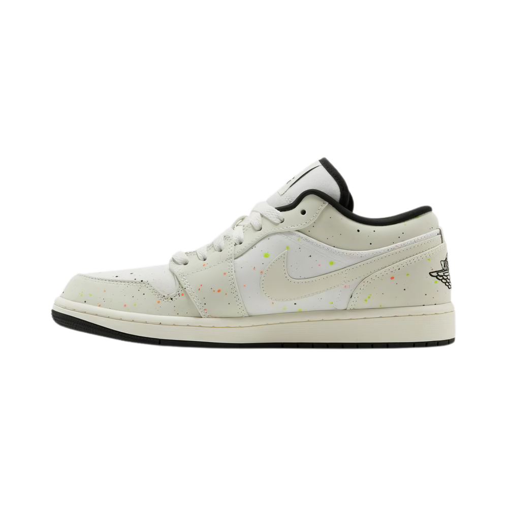 Nike Air Jordan 1 Low 'Brushstroke Swoosh - Paint Splatter'
