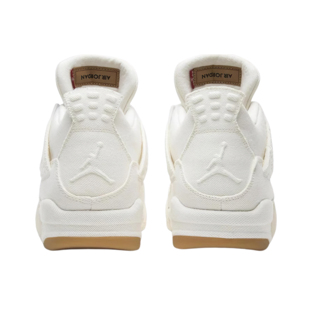 Levi's x Air Jordan 4 Retro 'White Denim'