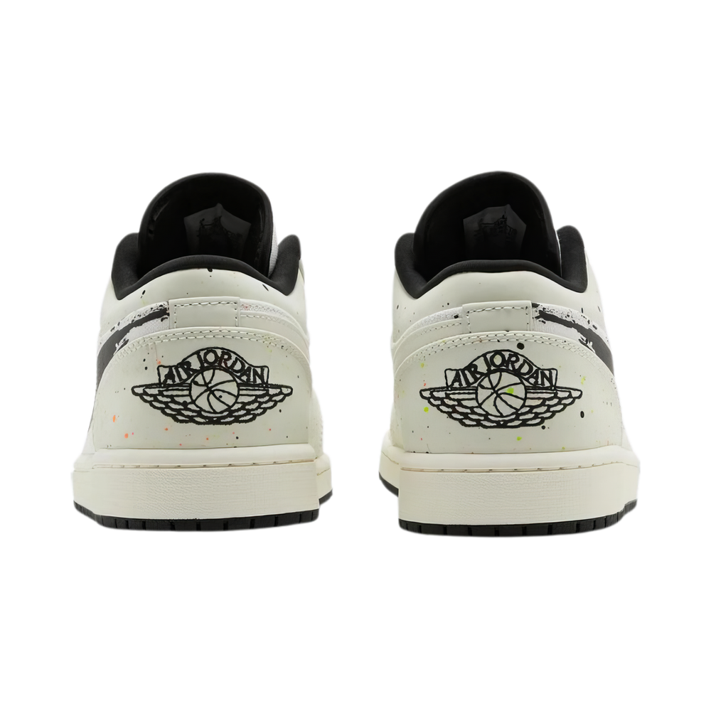 Nike Air Jordan 1 Low 'Brushstroke Swoosh - Paint Splatter'