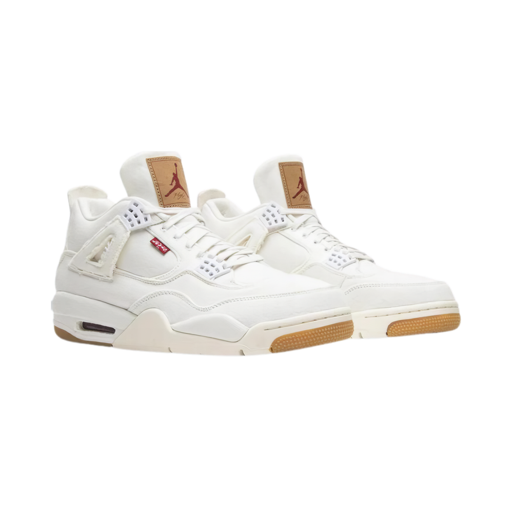 Levi's x Air Jordan 4 Retro 'White Denim'
