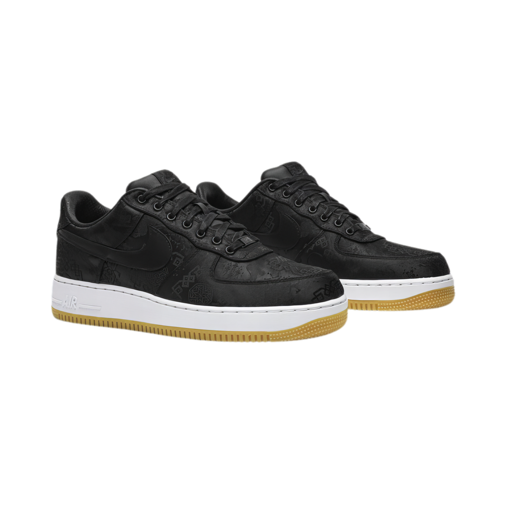 Fragment Design x CLOT x Air Force 1 'Black Silk'